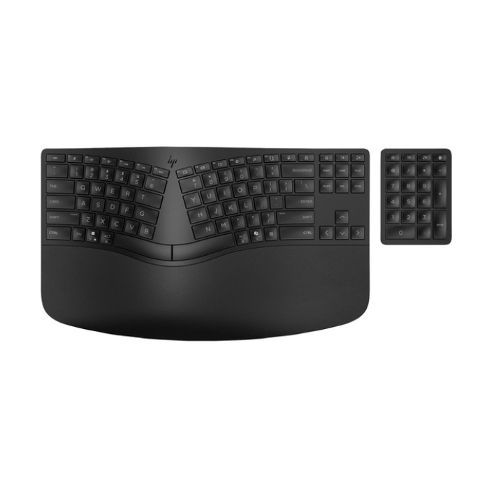 Toetsenbord HP 965 BLK Ergonomisch draadloos QWERTY