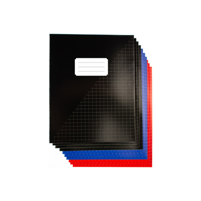 Schrift Kangaro A5 ruit 10mm 80 pagina's 60 gram assorti 10 stuks