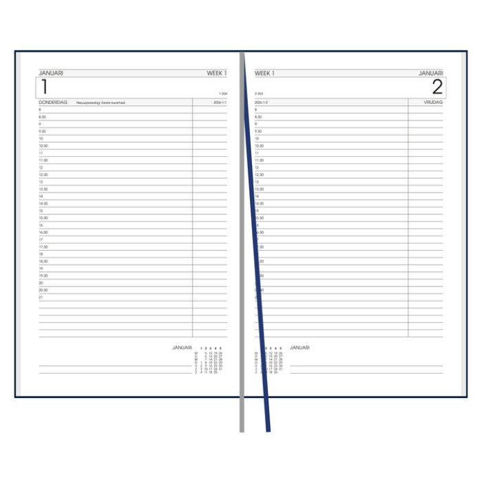 Agenda 2027 Ryam Efficiency Baladek 1dag/1pagina zwart