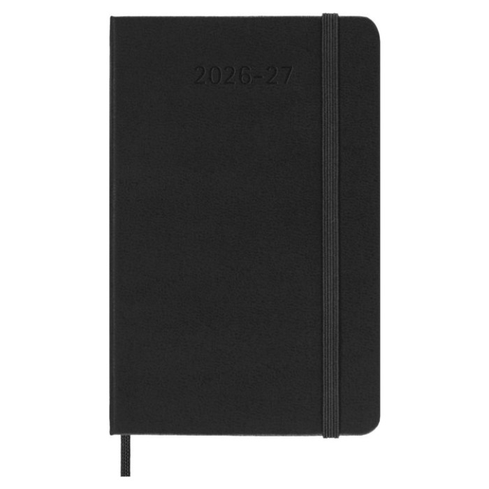 Agenda 2027 Moleskine 18M Planner Weekly 7dagen/1pagina pocket hc black