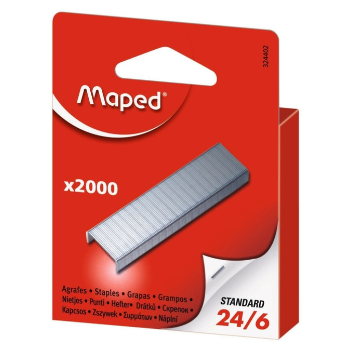 Nieten Maped 24/6 verzinkt 2000st