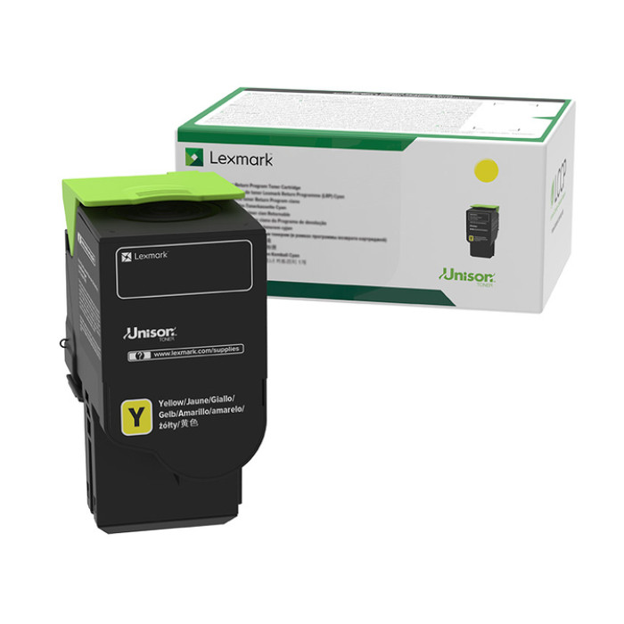 Tonercartridge Lexmark C232HY0 HC geel