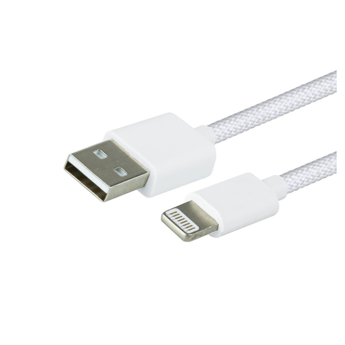 Kabel Green Mouse USB-A to Lightning data Woven 1m blisterverpakking