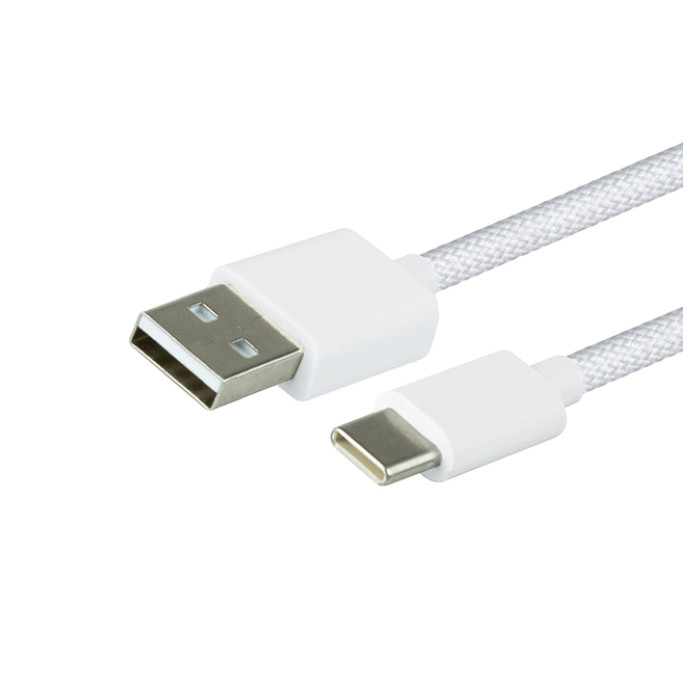 Kabel Green Mouse USB-A to USB-C data Woven 1m blisterverpakking