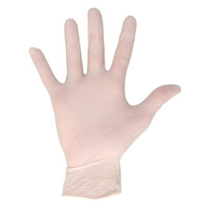 Handschoen CMT S latex poedervrij wit 100 stuks