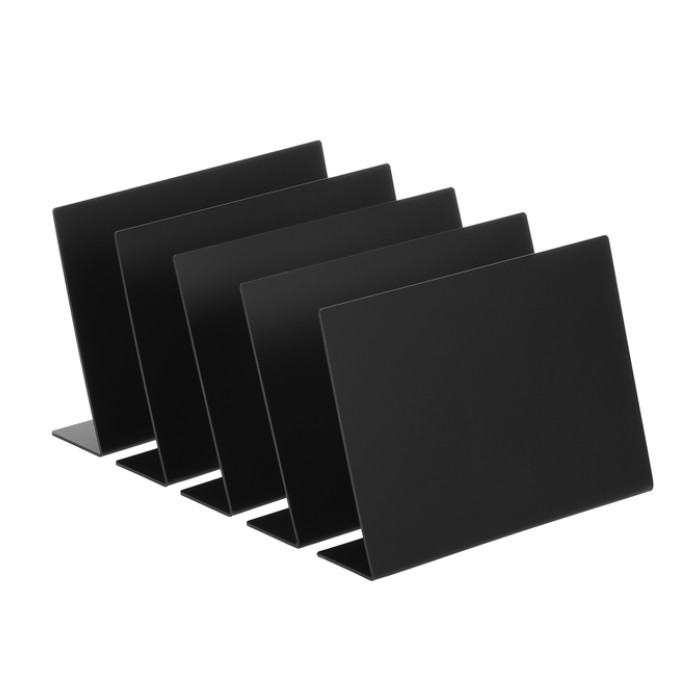 Krijtbord Europel L-standaard A5 horizontaal 5 stuks