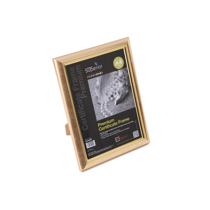 Fotolijst Seco A4 goud plexiglas