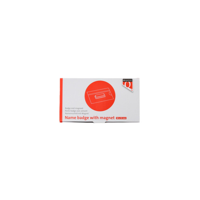Badge Quantore magnetisch 55x90mm