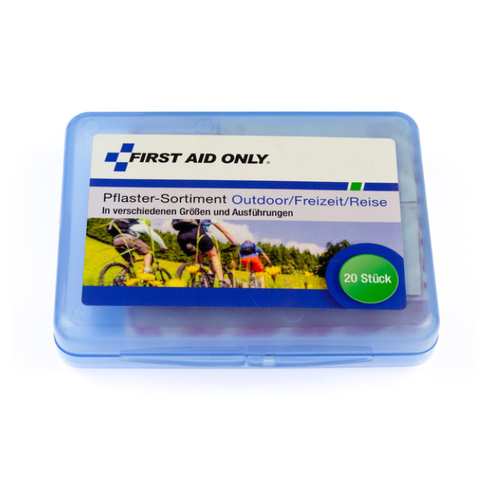 Pleisters First Aid Only outdoor/reizen 20 stuks