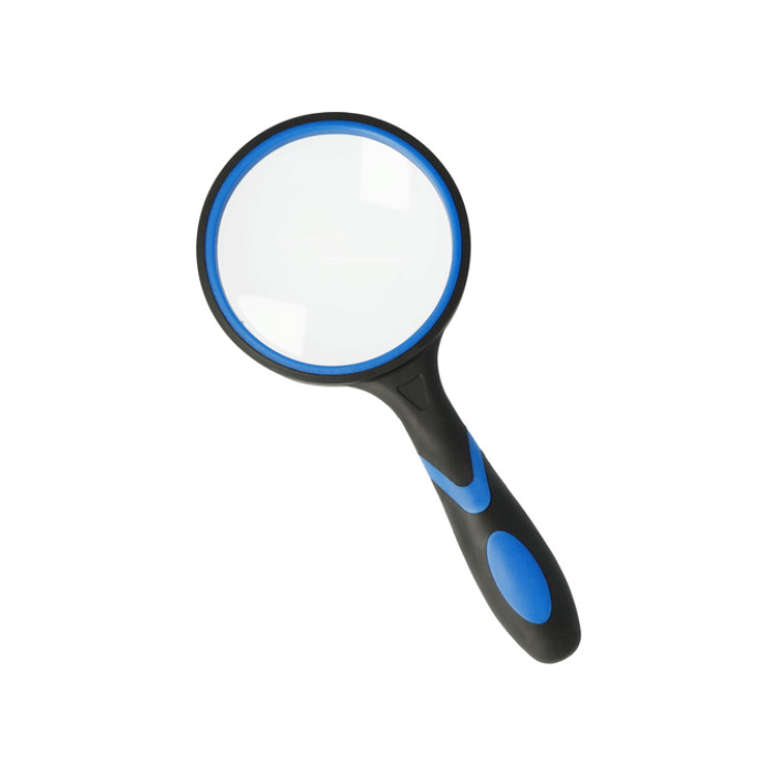 Handloep Westcott 100mm vergroot tot 3x zwart/blauw