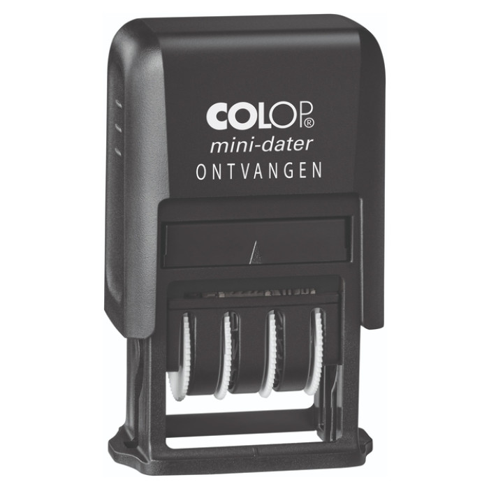 Woord-datumstempel Colop Printer Mini S 160/L2 ontvangen zwart