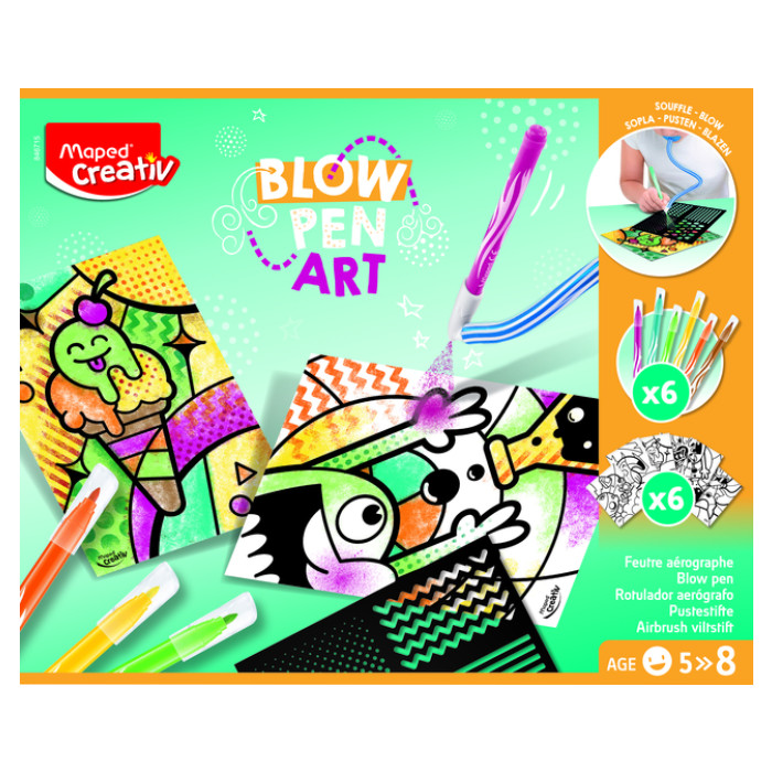 Blowpen Maped Creativ Art Pop Art complete activiteit