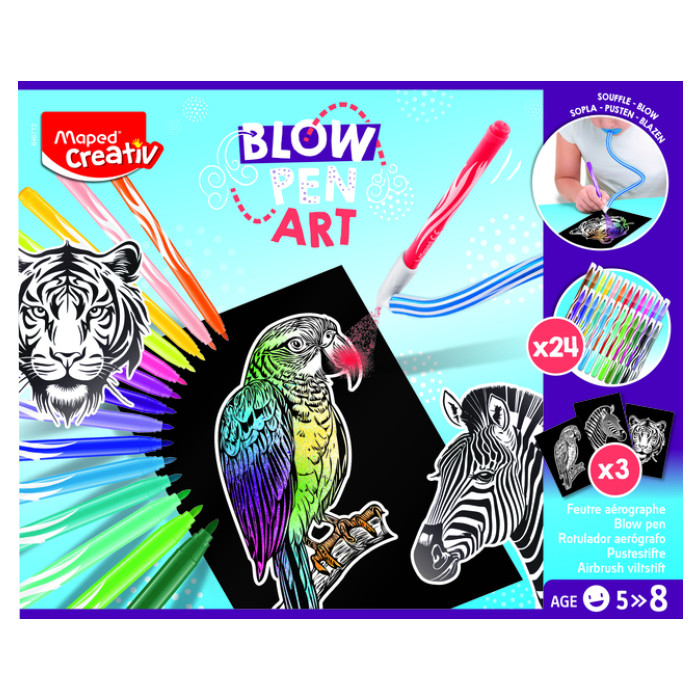 Blowpen Maped Creativ Art Creatief met 24 kleuren