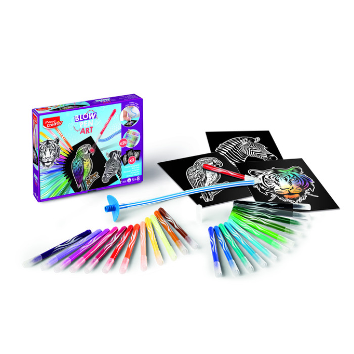 Blowpen Maped Creativ Art Creatief met 24 kleuren