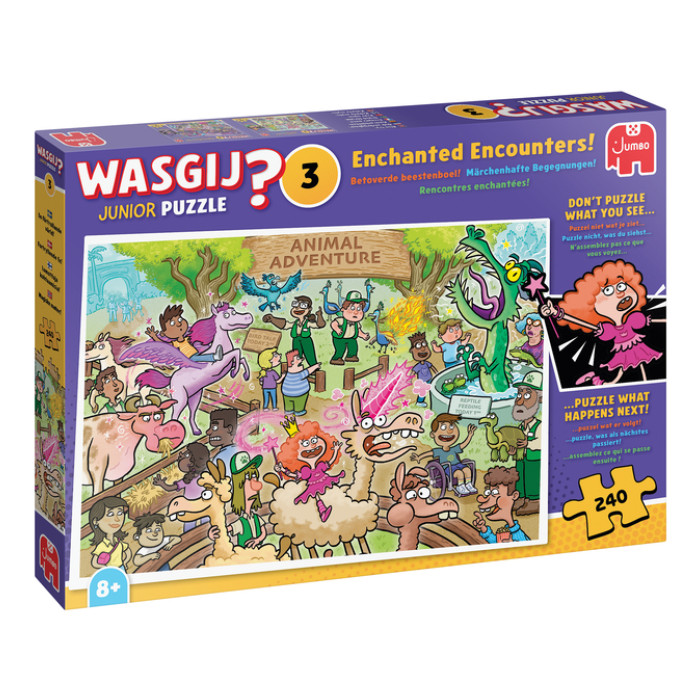 Puzzel Wasgij Junior 3 Betoverde beestenboel 240st