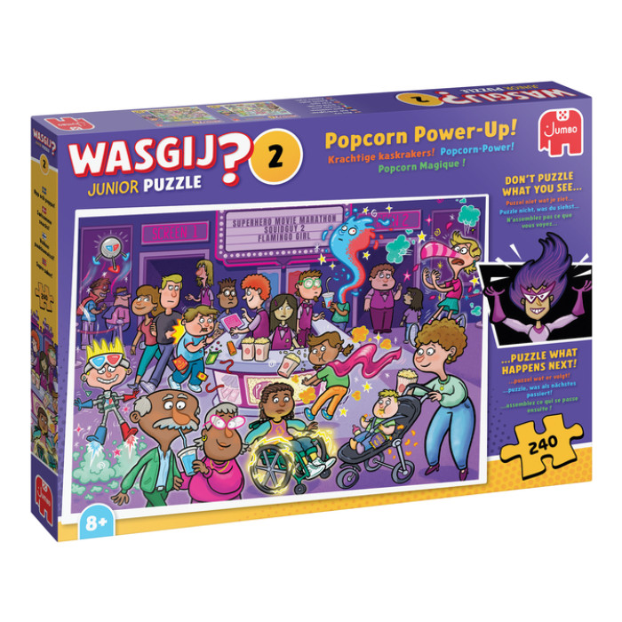 Puzzel Wasgij Junior 2 Krachtige kaskrakers 240 st