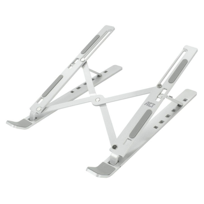 Laptopstandaard ACT inklapbaar 6 standen aluminium