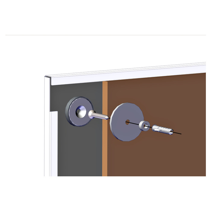 Whiteboard Legamaster Board-Up 75x75cm