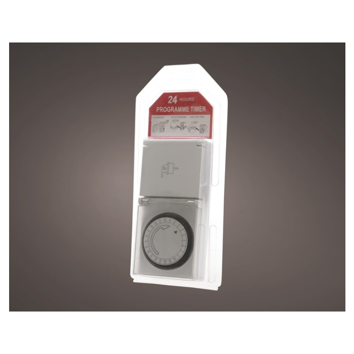 Timer Lumineo pvc indoor en outdoor 24-uur