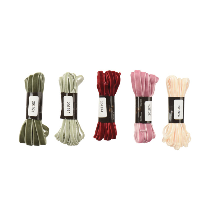 Lint Decoris polyester fluweel velvet 5 kleuren in 2 breedtes assorti
