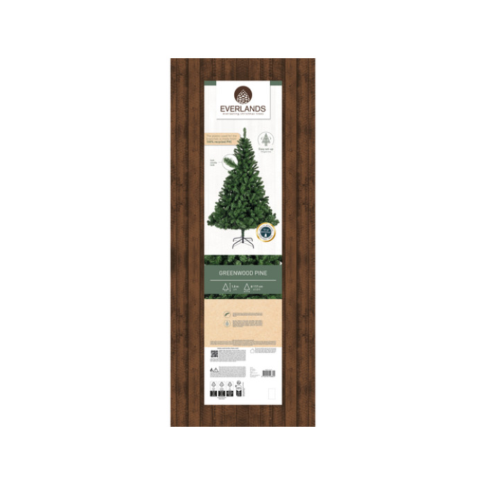 Kerstboom Everlands Greenwood 180cm