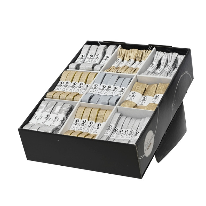 Lint Decoris polyester goud en zilver assorti