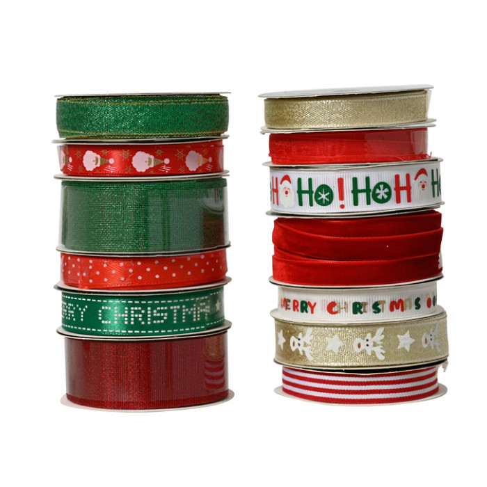 Lint Decoris polyester Kerstthema 13 dessins assorti