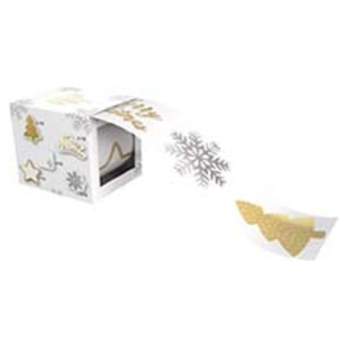 Sticker Labelbox Kerst 50 stuks