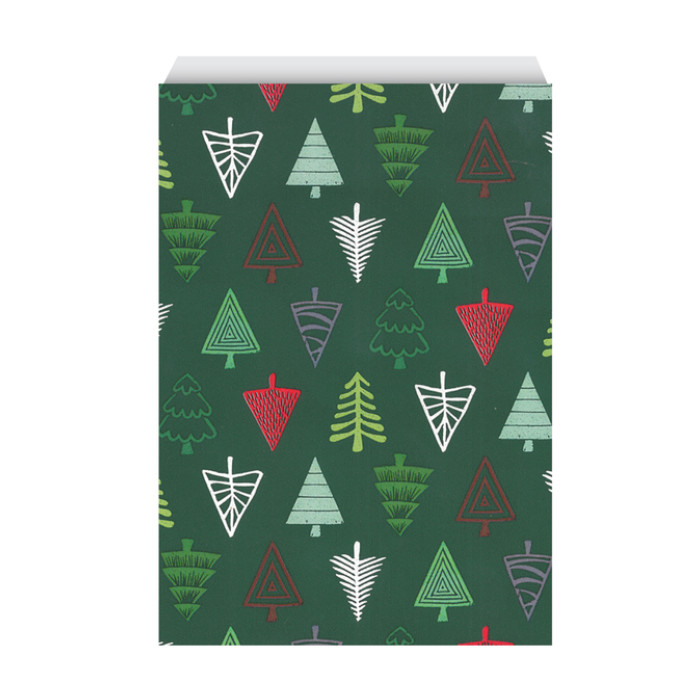 Cadeauzakjes Evergreen Forest 21x30cm 100 stuks